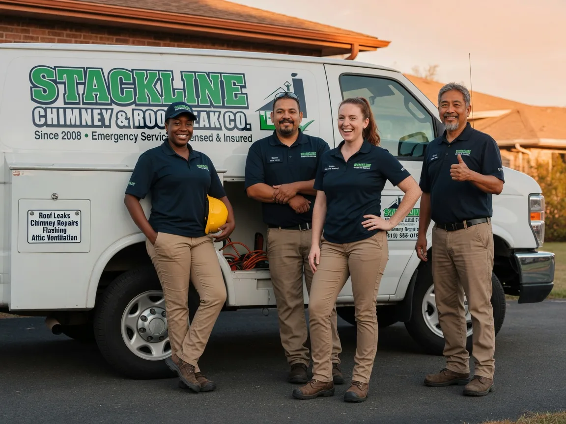 Chimney flashing repair company in Posey, CA